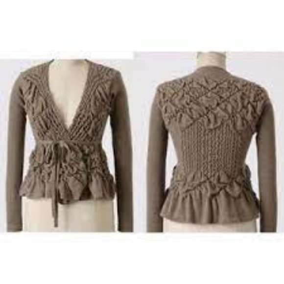 Sparrow | Navy Dimpled Cardigan - Picture 10 of 12